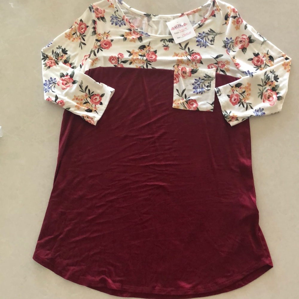 Women’s floral block shirt